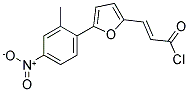 (2E)-3-[5-(2-METHYL-4-NITROPHENYL)-2-FURYL]ACRYLOYL CHLORIDE Struktur