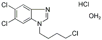 5,6-DICHLORO-1-(4-CHLOROBUTYL)-1H-BENZIMIDAZOLE HYDROCHLORIDE HYDRATE Struktur