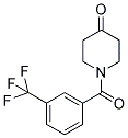 1-[3-(TRIFLUOROMETHYL)BENZOYL]TETRAHYDRO-4(1H)-PYRIDINONE Struktur