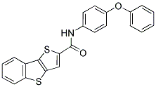 N-(4-PHENOXYPHENYL)THIENO[3,2-B][1]BENZOTHIOPHENE-2-CARBOXAMIDE Struktur