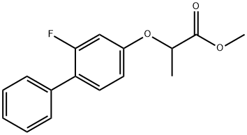 METHYL 2-[(2-FLUORO[1,1'-BIPHENYL]-4-YL)OXY]PROPANOATE Struktur