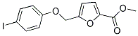 5-(4-IODO-PHENOXYMETHYL)-FURAN-2-CARBOXYLIC ACID METHYL ESTER Struktur