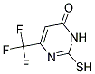 2-MERCAPTO-6-TRIFLUOROMETHYL-3H-PYRIMIDIN-4-ONE Struktur