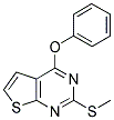 2-(METHYLSULFANYL)-4-PHENOXYTHIENO[2,3-D]PYRIMIDINE Struktur