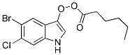 5-BROMO-6-CHLORO-3-INDOXYL CAPRATE Struktur