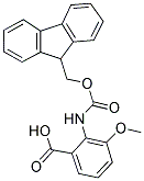 FMOC-2-AMINO-3-METHOXYBENZOIC ACID Struktur