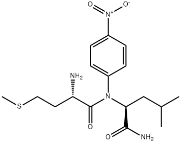 H-MET-LEU-PNA Struktur