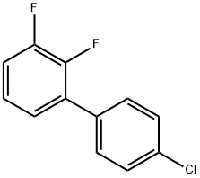 4-CHLORO-2',3'-DIFLUORO-1,1'-BIPHENYL Struktur