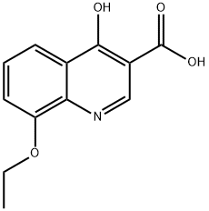 8-ETHOXY-4-HYDROXY-QUINOLINE-3-CARBOXYLIC ACID Struktur