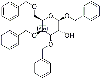 BENZYL 3,4,6-TRI-O-BENZYL-B-D-GALACTOPYRANOSIDE Struktur