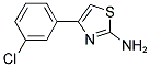 4-(3-CHLORO-PHENYL)-THIAZOL-2-YLAMINE Struktur