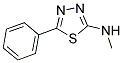 METHYL-(5-PHENYL-[1,3,4]THIADIAZOL-2-YL)-AMINE Struktur