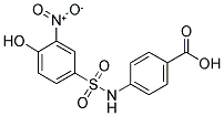 4-(4-HYDROXY-3-NITRO-BENZENESULFONYLAMINO)-BENZOIC ACID Struktur