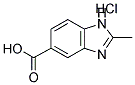 2-METHYL-1 H-BENZOIMIDAZOLE-5-CARBOXYLIC ACID HYDROCHLORIDE Struktur