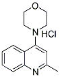 2-METHYL-4-(MORPHOLIN-1-YL)QUINOLINE HYDROCHLORIDE Struktur