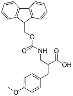 FMOC-DL-2-(4-METHOXYBENZYL)-3-AMINO-PROPIONIC ACID Struktur