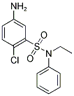 5-AMINO-2-CHLORO-N-ETHYL-N-PHENYL-BENZENESULFONAMIDE Struktur