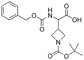 N-A-CBZ-(3-N-BOC-AZETIDINYL) GLYCINE Struktur