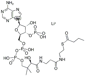 N-BUTYRYL COENZYME A, LITHIUM Struktur