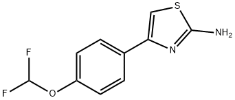 4-(4-DIFLUOROMETHOXY-PHENYL)-THIAZOL-2-YLAMINE Struktur