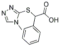 [(4-METHYL-4H-1,2,4-TRIAZOL-3-YL)THIO](PHENYL)ACETIC ACID Struktur