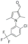 1-(2-CHLORO-5-TRIFLUOROMETHYL-PHENYL)-2,5-DIMETHYL-1H-PYRROLE-3-CARBALDEHYDE Struktur