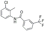 N-(3-CHLORO-2-METHYLPHENYL)-3-(TRIFLUOROMETHYL)BENZENECARBOXAMIDE Struktur