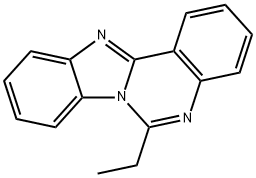 6-ETHYL[1,3]BENZIMIDAZO[1,2-C]QUINAZOLINE Struktur