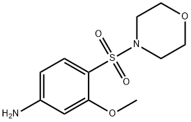 3-METHOXY-4-(MORPHOLINE-4-SULFONYL)-PHENYLAMINE Struktur