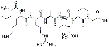 H-LEU-LYS-ARG-ALA-PTHR-LEU-GLY-NH2 Struktur