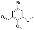 5-BROMO-2,3-DIMETHOXYBENZALDEHYDE Struktur