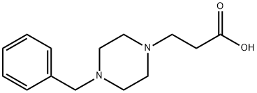 3-(4-BENZYL-PIPERAZIN-1-YL)-PROPIONIC ACID Struktur