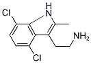 2-(4,7-DICHLORO-2-METHYL-1H-INDOL-3-YL)-ETHYLAMINE Struktur