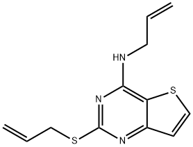 N-ALLYL-2-(ALLYLSULFANYL)THIENO[3,2-D]PYRIMIDIN-4-AMINE Struktur