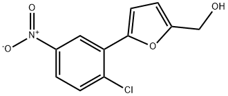 [5-(2-CHLORO-5-NITRO-PHENYL)-FURAN-2-YL]-METHANOL Struktur