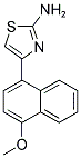 4-(4-METHOXY-1-NAPHTHYL)-1,3-THIAZOL-2-AMINE Struktur