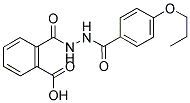 2-([2-(4-PROPOXYBENZOYL)HYDRAZINO]CARBONYL)BENZOIC ACID Struktur