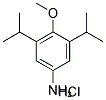 3,5-DIISOPROPYL-4-METHOXY-PHENYLAMINEHYDROCHLORIDE Struktur