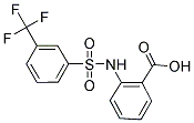 2-([[3-(TRIFLUOROMETHYL)PHENYL]SULFONYL]AMINO)BENZOIC ACID Struktur