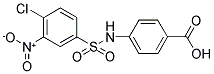 4-(4-CHLORO-3-NITRO-BENZENESULFONYLAMINO)-BENZOIC ACID Struktur