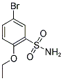 5-BROMO-2-ETHOXY-BENZENESULFONAMIDE Struktur