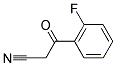 2-FLUOROBENZOYLACETONITRILE Struktur