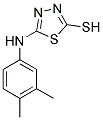 5-(3,4-DIMETHYL-PHENYLAMINO)-[1,3,4]THIADIAZOLE-2-THIOL Struktur