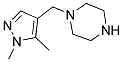 1-(1,5-DIMETHYL-1 H-PYRAZOL-4-YLMETHYL)-PIPERAZINE Struktur