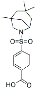 4-(1,3,3-TRIMETHYL-6-AZA-BICYCLO[3.2.1]OCTANE-6-SULFONYL)-BENZOIC ACID Struktur