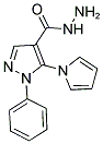 1-PHENYL-5-(1H-PYRROL-1-YL)-1H-PYRAZOLE-4-CARBOHYDRAZIDE Struktur