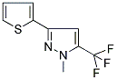 1-METHYL-3-(2-THIENYL)-5-(TRIFLUOROMETHYL)-1H-PYRAZOLE Struktur