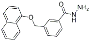 3-(NAPHTHALEN-1-YLOXYMETHYL)-BENZOIC ACID HYDRAZIDE Struktur