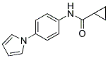 N-[4-(1H-PYRROL-1-YL)PHENYL]CYCLOPROPANECARBOXAMIDE Struktur