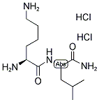 H-LYS-LEU-NH2 2 HCL Struktur